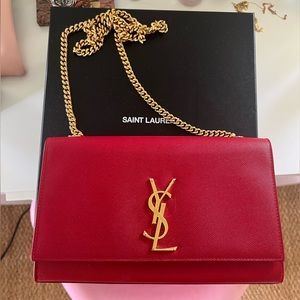 Red ysl bag authentic